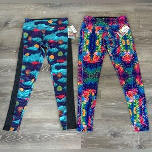 LuLaRoe Jordan Leggings Lot Multicolor Patterns Size Medium New with Tags